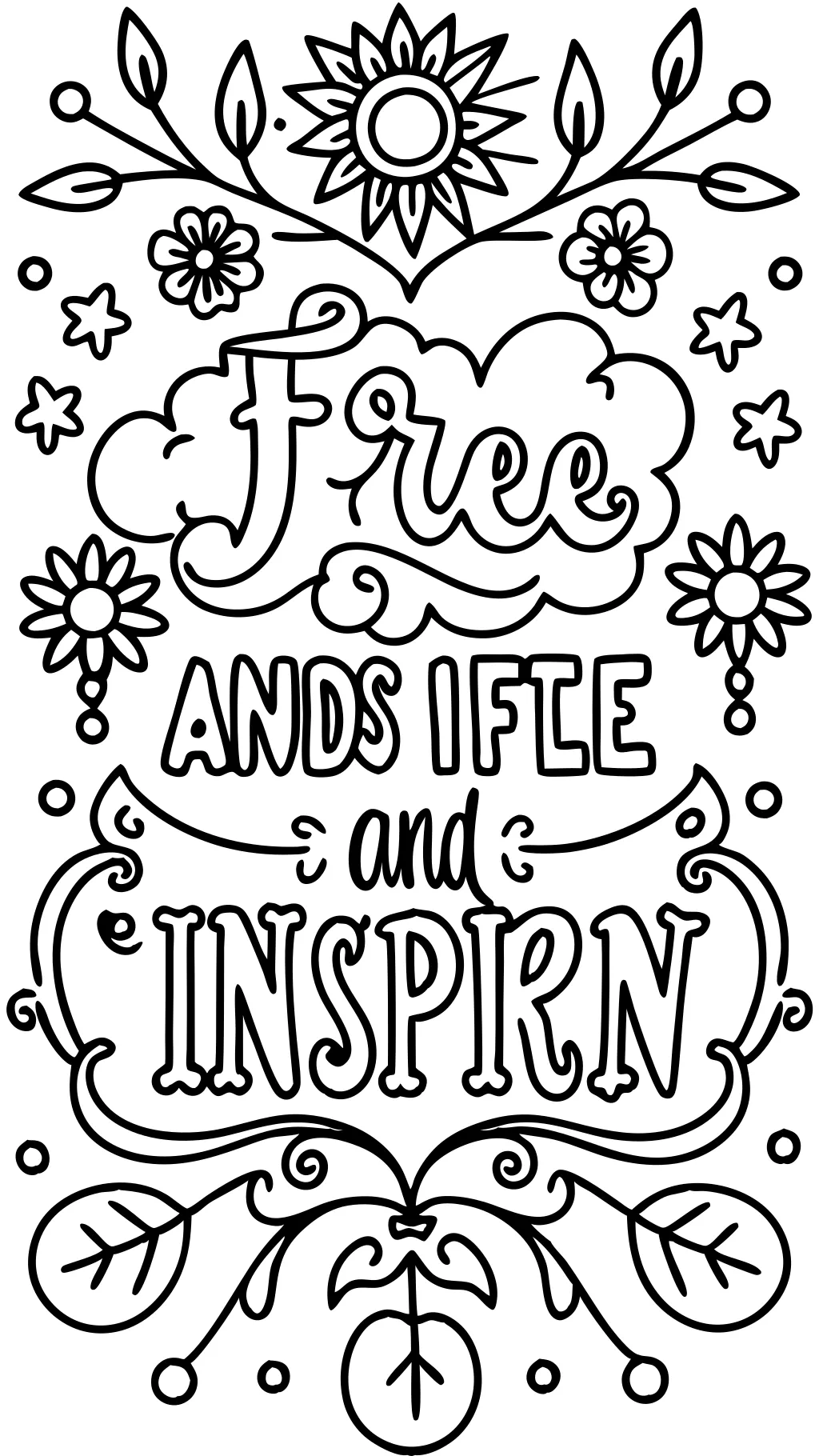 free printable inspirational coloring pages